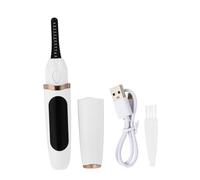 BESTYASH Recourbe Cils Chauffant Électrique Portable avec Intelligent de Température Outil Beauté Professionnel pour Cils Recourbés Longue Durée Design Rechargeable et Durable Blanc