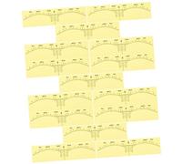 BESTYASH Règle à Sourcils Jetable 50 Pièces Outils de Positionnement Pratique pour Maquillage Règle de Mesure en PVC Autocollants pour Facile à Utiliser