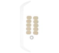 BESTYASH Règle de Mesure Sourcils Transparente Acrylique avec Ligne Encre Outil de Positionnement Symétrique pour Maquillage Permanent et Microblading Gabarit pour Dessiner et Équilibrer