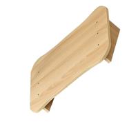 BESTYASH Repose-Pieds sous Bureau en Bois Massif Ergonomique, Tabouret Escabeau Incliné Facile à Transporter pour Maison et Bureau