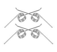 BESTYASH Ressort de Torsion en Acier Inoxydable 09 X 7 X 115° pour Couvercle de Poubelle Lot de 4 Pièces Remplacement du Loquet Compatible Poubelle à Pédale et Manuelle Accessoire de