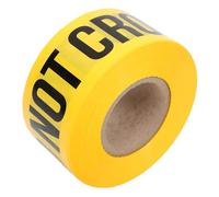 BESTYASH Ruban de Délimitation Non Adhésif Jaune et Noir pour Chantier et Sécurité Bande de Signalisation Crime Scene Do Not Cross pour Barrière Avertissement Halloween