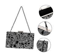 BESTYASH Sac à Main Élégant Pochette Brodée de Luxe avec Chaîne pour Banquets et Événements Spéciaux