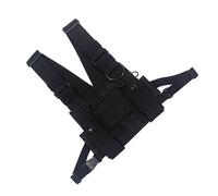 BESTYASH Sacoche de Poitrine Multifonctionnelle Fashion Hip Hop Gilet Utilitaire Unisexe pour Activités de Plein Air Shopping et Voyage