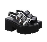 BESTYASH Sandales Femme Semelle Épaisse Mode Sandales Ouvertes Bout Fishmouth Confort Longue