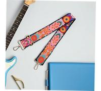 BESTYASH Sangle Banjo Ukulélé Réglable Style Floral Brodé Bandoulière Sac Main Femme Accessoire Et Pratique Avec Fonction Portefeuille Intégré