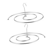 BESTYASH Séchoir à Courtepointes Spiralé Inox 40 Cm Ronde Solide Rotatif Pour Linge Volumineux Usage Intérieur Et Extérieur Lot De 2