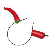 BESTYASH Serrage-tête De Fête Amuseur Pour Adultes En Mousse Taille Standard Motif Piment Bicolore Accessoire Cheveux Carnaval Cosplay