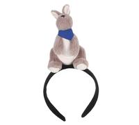 BESTYASH Serre-têtes Kangourou Peluche Bandeaux Animaux pour Fêtes Halloween Accessoires Cheveux Thème Zoo Coiffure Unique