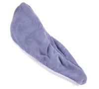 BESTYASH Serviette Turban Cheveux Épais Double Couches Absorbante et Douce avec Bouton Pratique pour Bain Maquillage et Piscine Protection Frisottis Casse