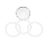 BESTYASH Set de Joints Silicone et Filtre Alliage Aluminium pour Cafetière de Rechange et Faciles à Installer Compatible avec Cafetières Espresso Remplacement des Joints Étanchéité