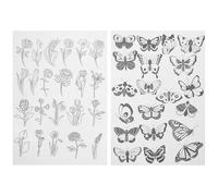 BESTYASH Stabilisateur Déchirable pour Broderie Main en Papier Hydrosoluble Non-tissé, Résistance et Souplesse, Lot de 2 Feuilles pour Travaux de Couture DIY