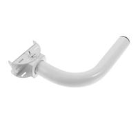 BESTYASH Support de Montage pour Poteau D'antenne Extérieure en Fer Ajustable à Installation Monobloc, pour Installation de Ponts sans Fil en Extérieur, Couleur Blanc