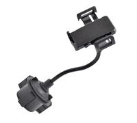 BESTYASH Support de Téléphone Voiture Robuste en Plastique Porte-gobelet Noir, Support Stable et Protection Maximale pour Écran Auto Lors Conduite