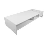 BESTYASH Support Écran Ergonomique avec Tiroir Étagère de Rangement Multifonction pour Bureau à Organiseur de Bureau pour Ordinateur Portable Imprimante et Clavier Élévateur de Moniteur