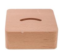 BESTYASH Support en Bois pour Chausse-pied 9 X 9 X 3,5 Cm, Base de Rangement Compacte et Autoportante, Socle Solide et Naturel, pour Entrée, Placard ou Couloir, Organiseur Chaussures