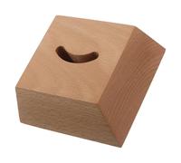 BESTYASH Support en Bois pour Chausse-pied en Hêtre, Socle D’exposition Carré 10 X 9,7 X 3,8 Cm, Base de Rangement Stable pour Chausse-pieds, pour Entrée et Placard, Organisateur