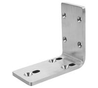 BESTYASH Support en L Robuste Support D'Étagère À Angle Droit en Acier Inoxydable Support Triangulaire Mural avec Vis pour Salle De Bain Cuisine Et Balcon