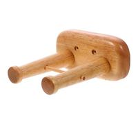 BESTYASH Support Mural Élégant et Minimaliste pour Guitare sans Perçage en Bois Massif Fixation Antidérapante, Rack de Rangement pour Guitare Électrique et Folk