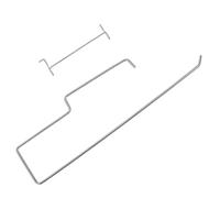 BESTYASH Support Mural pour Rouleau Papier Essuie-tout Crochet pour Panneau Perforé Robuste Porte-serviettes Pratique et Modulable pour Rangement Garage et Cuisine