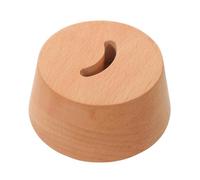 BESTYASH Support pour Chausse-pied en Bois de Hêtre Socle Rond, Base de Montage Stable et Organiseur Pratique, pour Entrée et Placard, Protection des Chaussures Délicates et Rangement