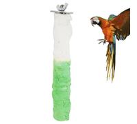 BESTYASH Support pour Perroquet en Pierre Riche en Calcium Tige en Plastique, d'escalade pour Perroquets et Perruches, Favorisant l'exercice et L'équilibre la Maison Couleur Aléatoire