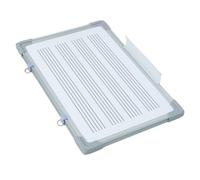 BESTYASH Tableau blanc de la portée musicale effaçable à sec, double face, avec crochets de suspension, métal, 45.00x30.00x1.60cm, pour apprentissage interactif des élèves