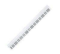 BESTYASH Tableau D'exercices pour Clavier de Piano 88 Touches Blanc en Papier Enduit Imperméable et Portable pour Pratique et Enseignement