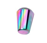 BESTYASH Tampon Nail Art Silicone Transparent avec Manche Irisé Outil de Manucure DIY pour Estampage Ongles Accessoire et Précis pour Plaques de Stamping