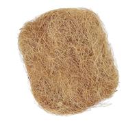BESTYASH Tapis en Fibre Synthétique de Coque de Noix Marron pour Oiseaux et Animaux de Compagnie, Matériau de Nidification Solide et Inaltérable, Paquet de 500g pour Cages et Nids