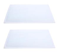 BESTYASH Tapis Jetable pour Animaux de Compagnie Super Absorbant et Confortable en Tissu Coton 2 Pièces pour Caisse de Transport Chaton et Chat