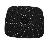 BESTYASH Tapis Silicone Réutilisable pour Friteuse à Air Accessoire Antiadhésif Perforé pour Cuisson et Vapeur Mat de Cuisson Pratique pour Air Fryer
