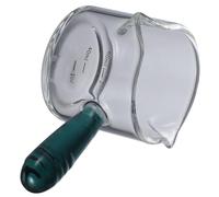 BESTYASH Tasse Espresso Double Shot Verre avec Double Bec pour Mesure et Service Design Compact Portable Compatible Usage Domestique et Café Verre Sécurisé avec Poignée