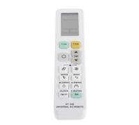 BESTYASH Télécommande Pendant la Fête Multifonction pour Climatiseur en Plastique Blanc Modes Sélectionnables et Minuterie Programmée, pour Maison et Bureau