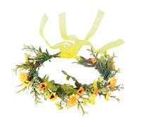 BESTYASH -tête Couronne De Mariage Coiffe Couronne De Tournesol Fleurs Naturelles Pour Demoiselle Honneur