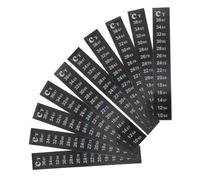 BESTYASH Thermomètre Autocollant Aquarium 10pcs 50-97°F Pet Facile Installation pour Fermentation et Brassage en bocaux et Aquariums