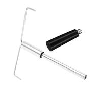 BESTYASH Tige de Brassage en Métal Haute Résistance pour Machine à Popcorn Professionnelle Manchon Anti-Adhérent Poignée Ergonomique Accessoire pour Mélangeur à Pop-Corn Fêtes et