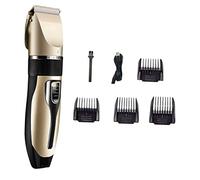 BESTYASH Tondeuse à Cheveux Électrique Professionnelle sans Fil 1 Kit Rechargeable 4 Longueurs Réglables Multifonctions Homme Barbe Visage Corps Usage Domestique Or