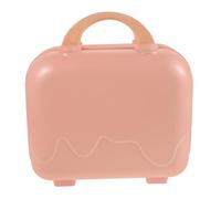BESTYASH Trousse De Maquillage Compacte Coque Rigide Organisateur De Voyage Pour Cosmétiques Sac De Toilette Pour Garçon Fille Et Adultes Couleur Rose