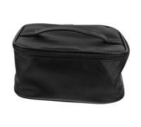 BESTYASH Trousse de Maquillage de Maquillage de Voyage capacité Trousses de Maquillage Sacs Se maquiller de Toilette de Voyage pour Femme Cuir Artificiel Black