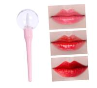 BESTYASH Tube de Lip Gloss Vide pour Cosmétiques Flacon Transparent avec Pinceau pour Diy et Voyage Rose