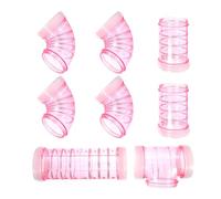 BESTYASH Tube Labyrinthe pour Hamster en Plastique Rose, Facile à Installer et Démonter, Accessoire pour Aire de Jeu en Dehors Cage
