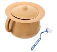 BESTYASH Urinoir Portable Avec Couvercle Pot De Chambre Unisexe Toilettes De Voyage Bassin Réutilisable Pour Adultes Et Personnes Âgées