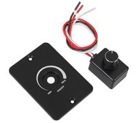 BESTYASH Variateur 12 V à Bouton Manuel pour Éclairage LED Interrupteur D’Éclairage pour Camping-Car et Bateau Régulateur Pwm Simple Polycarbonate Solide Réglage Précis Luminosité