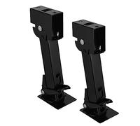 BESTYASH Vérins Stabilisateurs pour Camping-Car Lot De 2 Support De Remorque Noir Accessoires De Réparation Utilisation en Garage Et Camping Toute Saison
