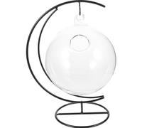 BESTYASH Verre à Cocktail Suspendu avec Support Lune en Fer et Verre | Service Décoratif, Bord Lisse pour Boire, Usage Bar et Restaurant, Eau ou Whisky, Pièce de Conversation