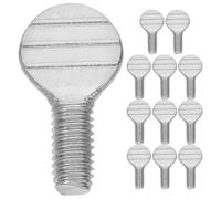 BESTYASH Vis à Oreilles en Acier Inoxydable 12 Pcs pour Brochettes Rotatives, Pièces de Rechange Compatibles Friteuse à Air et Four, Accessoires Cuisine Robustes pour Barbecue et