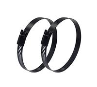 BESTYCHAO 2 pinces 4 pouces pinces de conduit en acier inoxydable à engrenage à vis sans fin réglable 78-102mm pour plomberie et tube (noir)