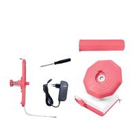 BestYiJo Bobinoir à Laine Automatique avec Variateur de Vitesse, Enrouleur de Pelote de Fil à Double Ressort de Tension, Tricotin Automatique, Machine à Bobiner la Laine, Rose