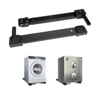 BestYiJo Support universel pour machine à laver, avec roulettes cachées, socle réglable en hauteur, pour machine à laver, réfrigérateur, dessous mobile antidérapant